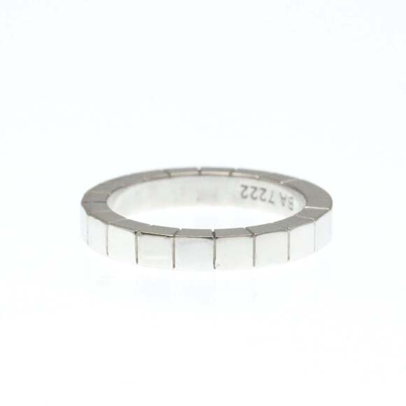 Cartier Lanieres White Gold (18K) Fashion No Stone Band Ring Silver - Picture 9 of 9